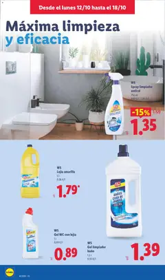 Vista previa W5 Gel limpiador baño, Gel limpiador para baños válido desde el 12/10/2026 | Página: 22 | Productos: Baño