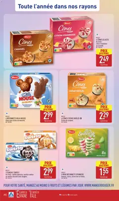 Aldi - Prévisualisation de Aldi catalogue valide à partir de 05.05.2026 | Page: 32 | Produits: Glaces, Cookies, Spéculoos, Chocolat