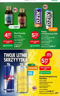 Pogląd oferty "Żabka gazetka" - ważna od 20.05.2026 | Strona: 33 | Produkty: Limonka, Red bull, Napoje