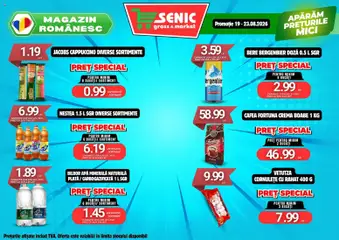 Ofertele Senic valabile de la 17.08.2026 | Pagină: 6 | Produse: Premium, Mici, Cappuccino, Cremă