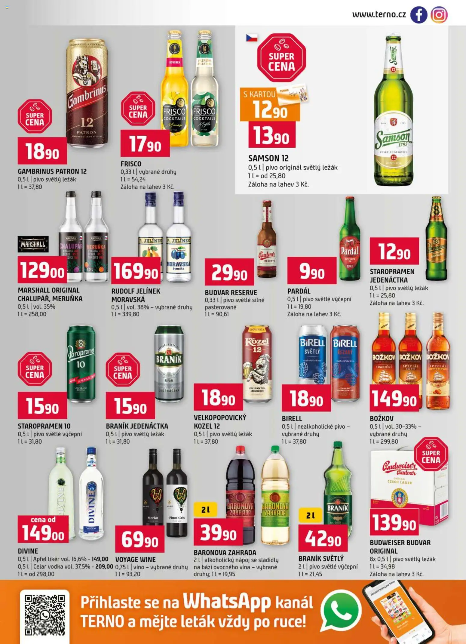 Terno leták od 27.05.2026 | Strana: 13 | Produkty: Víno, Likér, Jelínek, Láhev