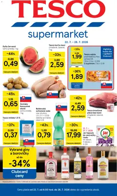Tesco leták platný od 22.07.2026