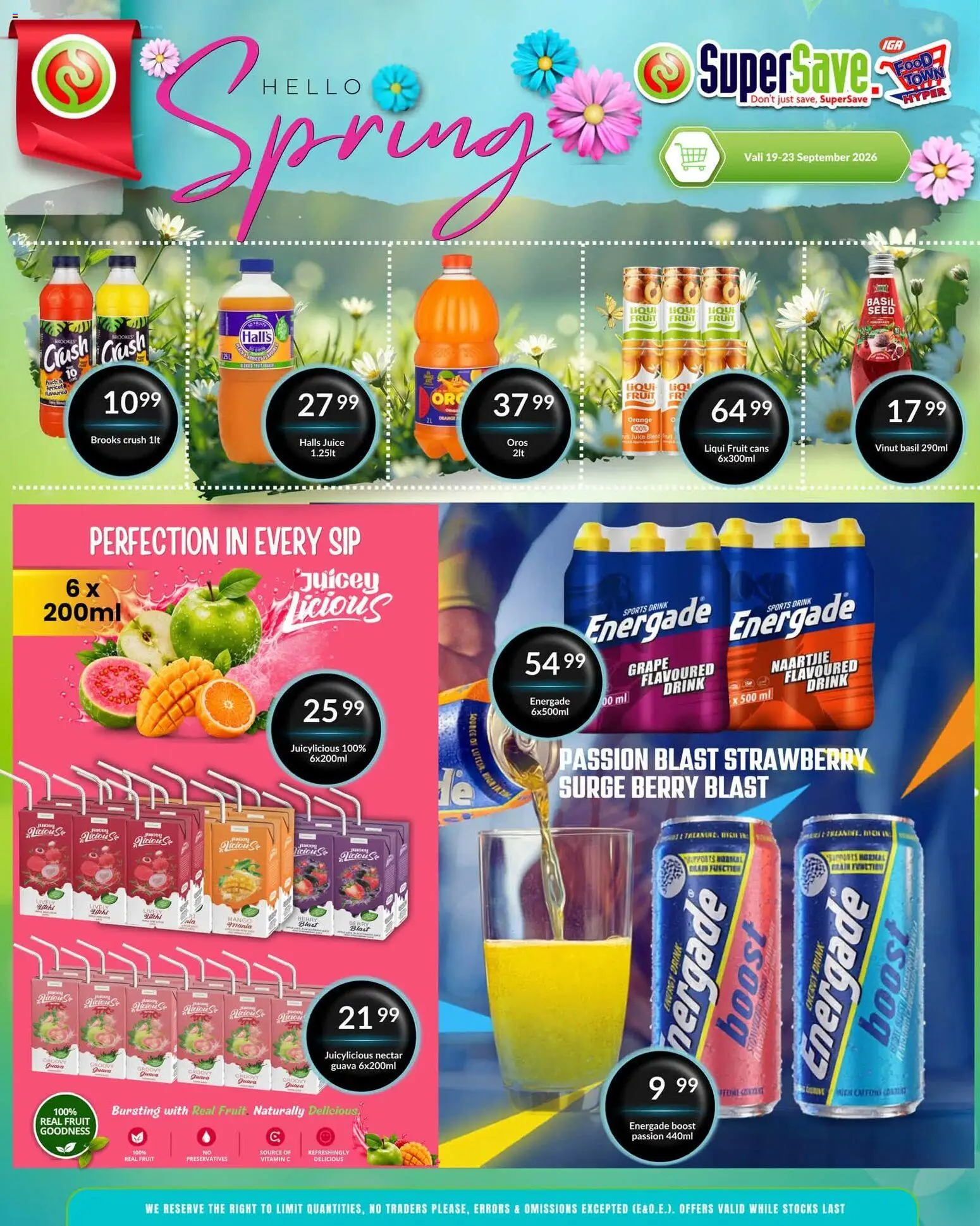 New Super Save catalogue – valid from 19/09/2026 | Page: 44 | Products: Juice, Energy drink, Fruit, Mango