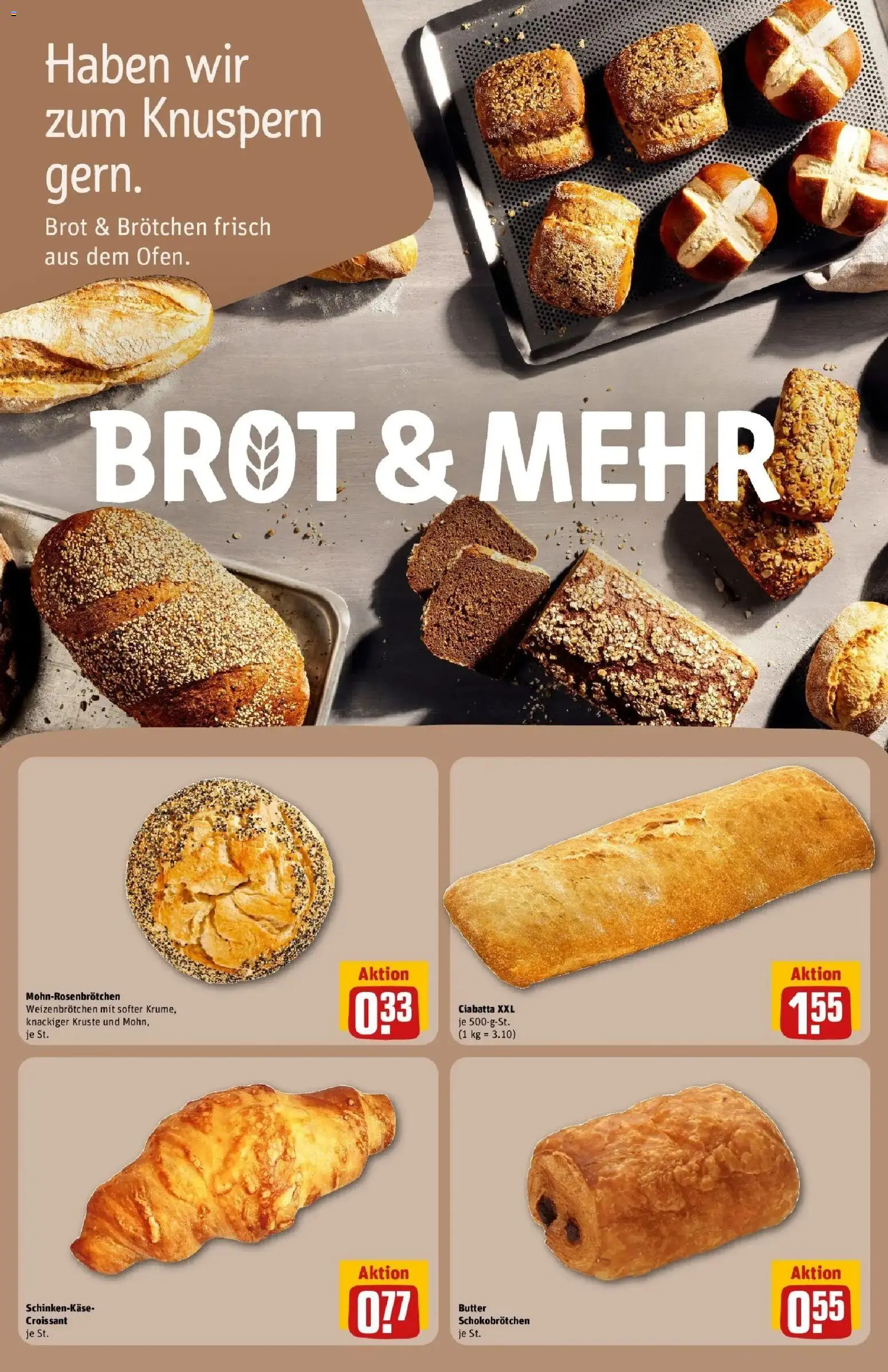 Rewe Prospekt Schwerte – gültig ab 17.05.2026 | Seite: 30 | Produkte: Butter, Croissant, Brot