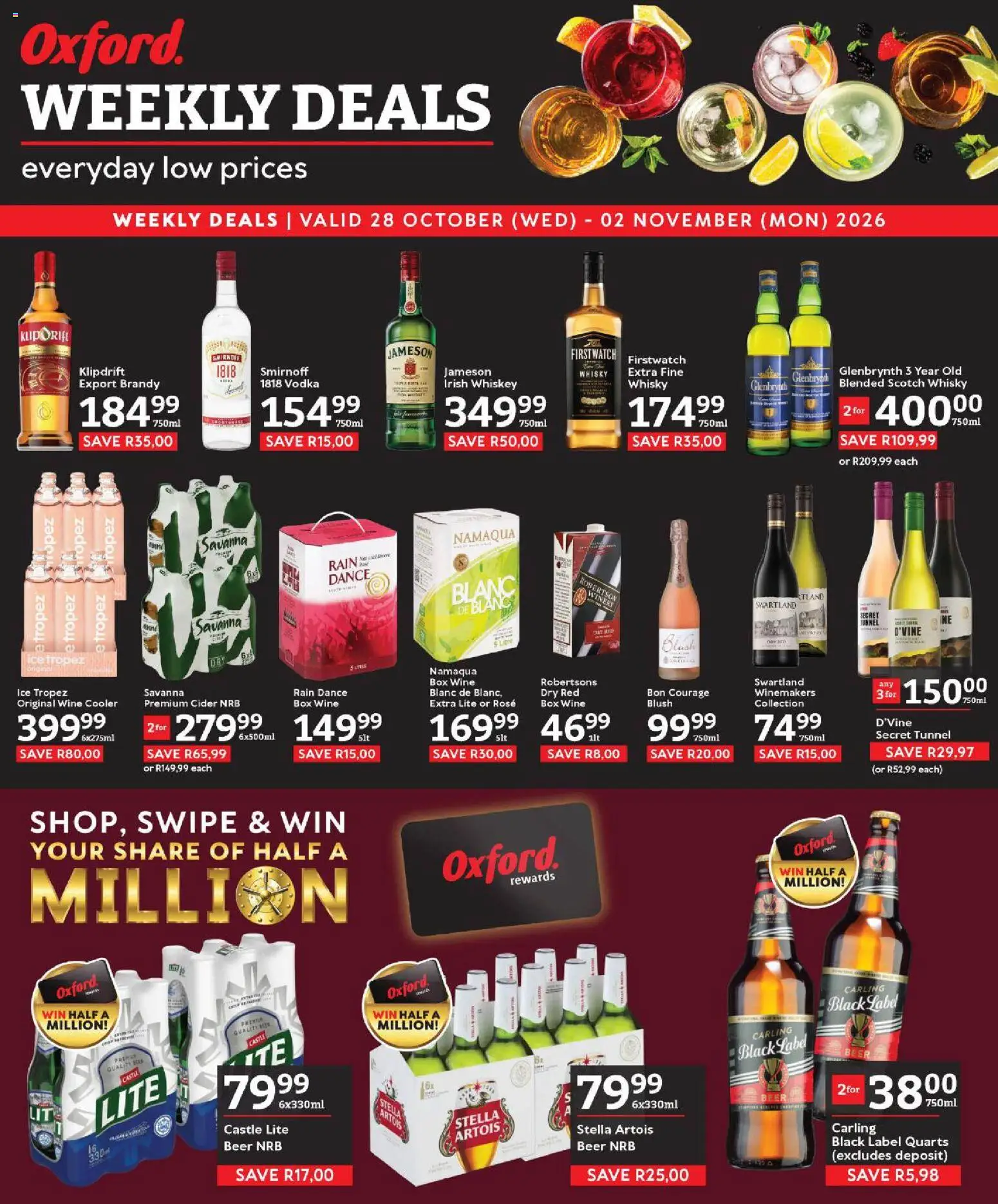 New Oxford Freshmarket catalogue – valid from 28/10/2026 | Page: 18 | Products: Cider, Cooler, Wine, Vodka