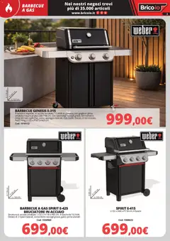 Anteprima del volantino Brico io volantino Barbecue valido a partire dal 30/03/2026 | Pagina: 2 | Prodotti: Barbecue, Barbecue a gas, Contenitore, Griglia