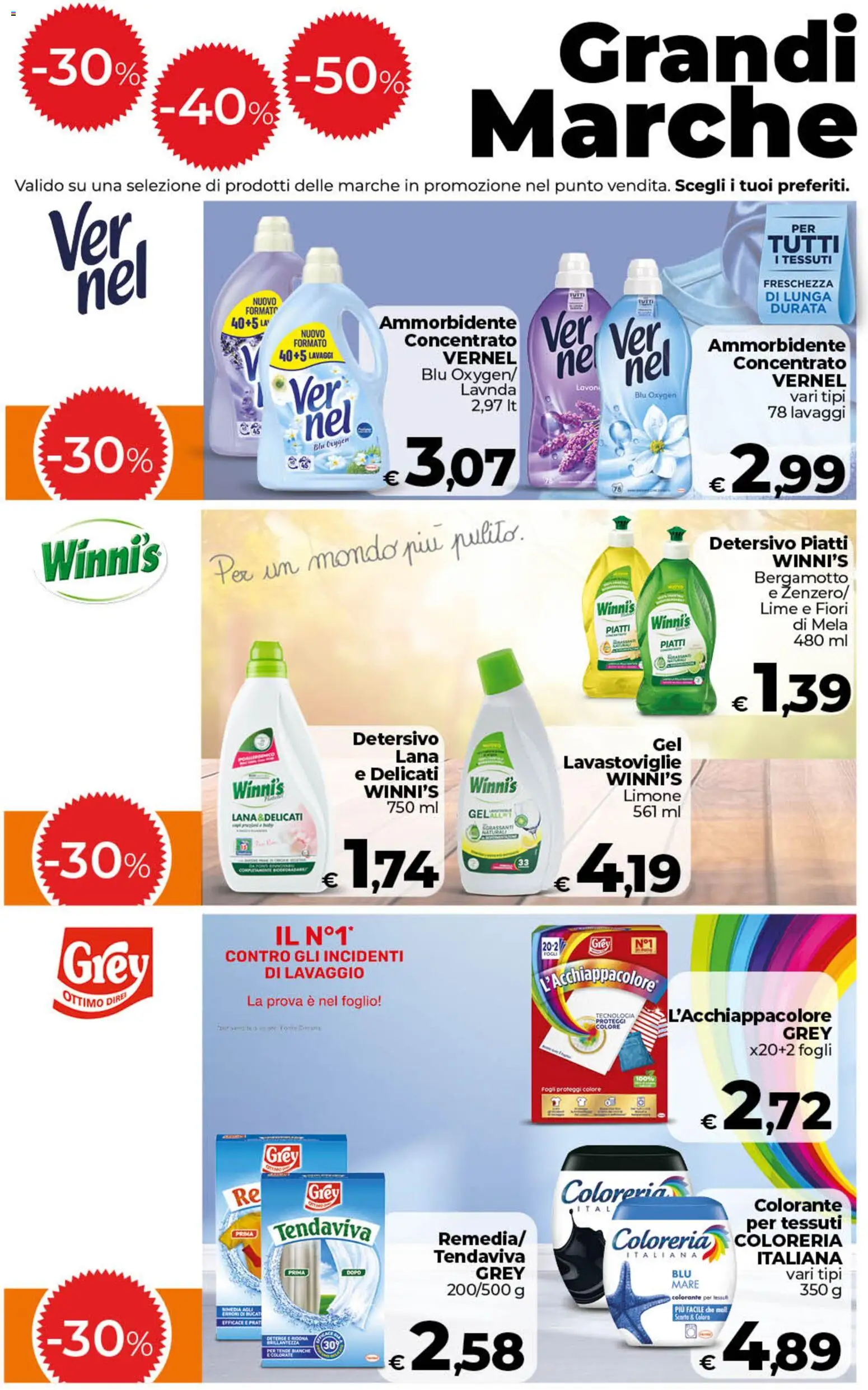 Volantino Ipercoop del 18.06.2026 | Pagina: 10 | Prodotti: Ammorbidente, Limone, Lime, Lavastoviglie