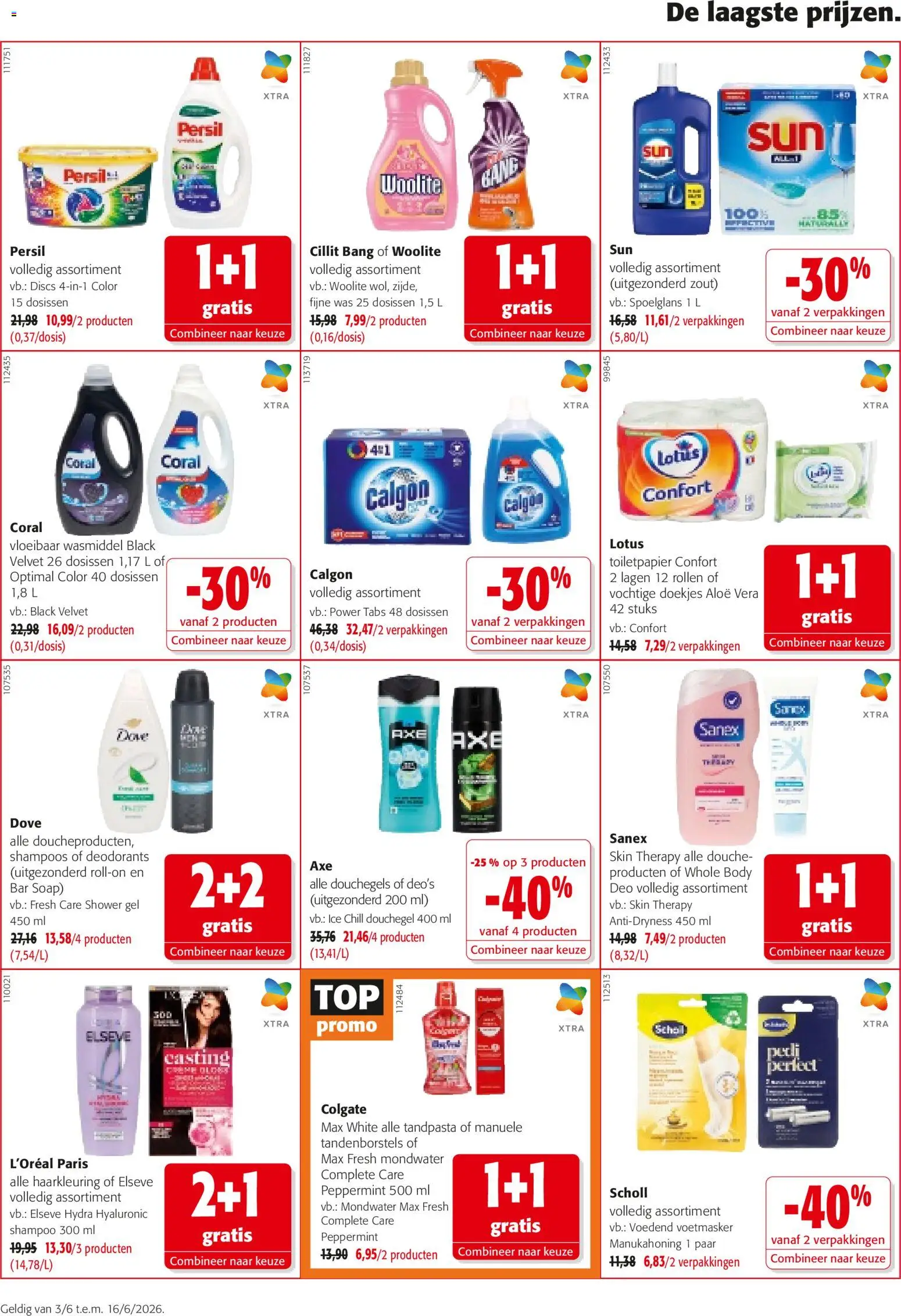 {H1} | Pagina: 18 | Producten: Gel, Was, Toiletpapier, Douchegel