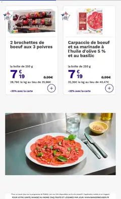 Picard - Prévisualisation de Picard catalogue valide à partir de 29/06/2026 | Page: 17 | Produits: Carpaccio de bœuf, Viande, Viande bovine