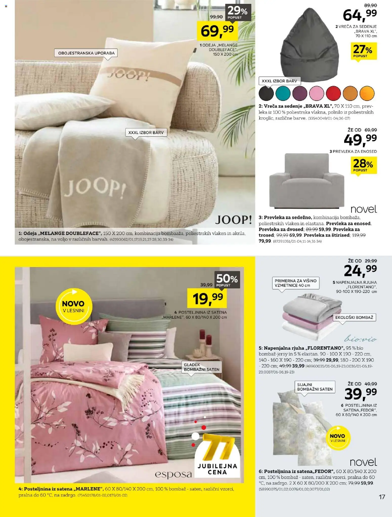 Novi XXXL Lesnina katalog ponudbe – veljaven od 31.08.2026 | Stran: 17