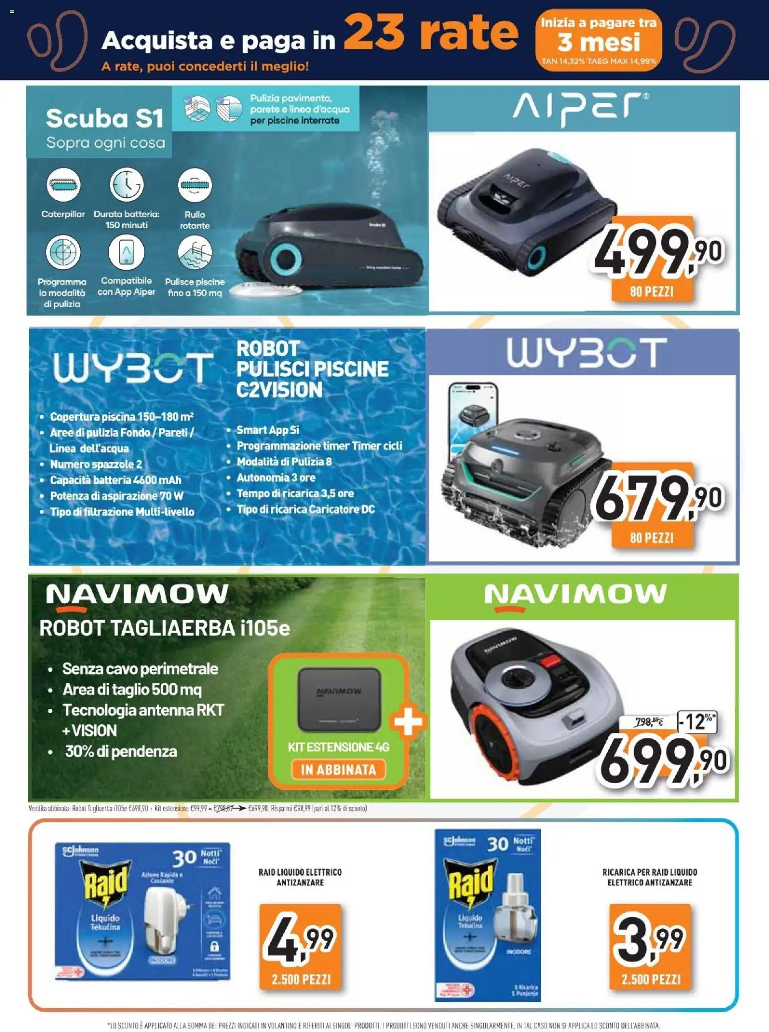 Volantino Unieuro del 26/06/2026 | Pagina: 27 | Prodotti: Antizanzare, Piscina, Cavo, Batteria