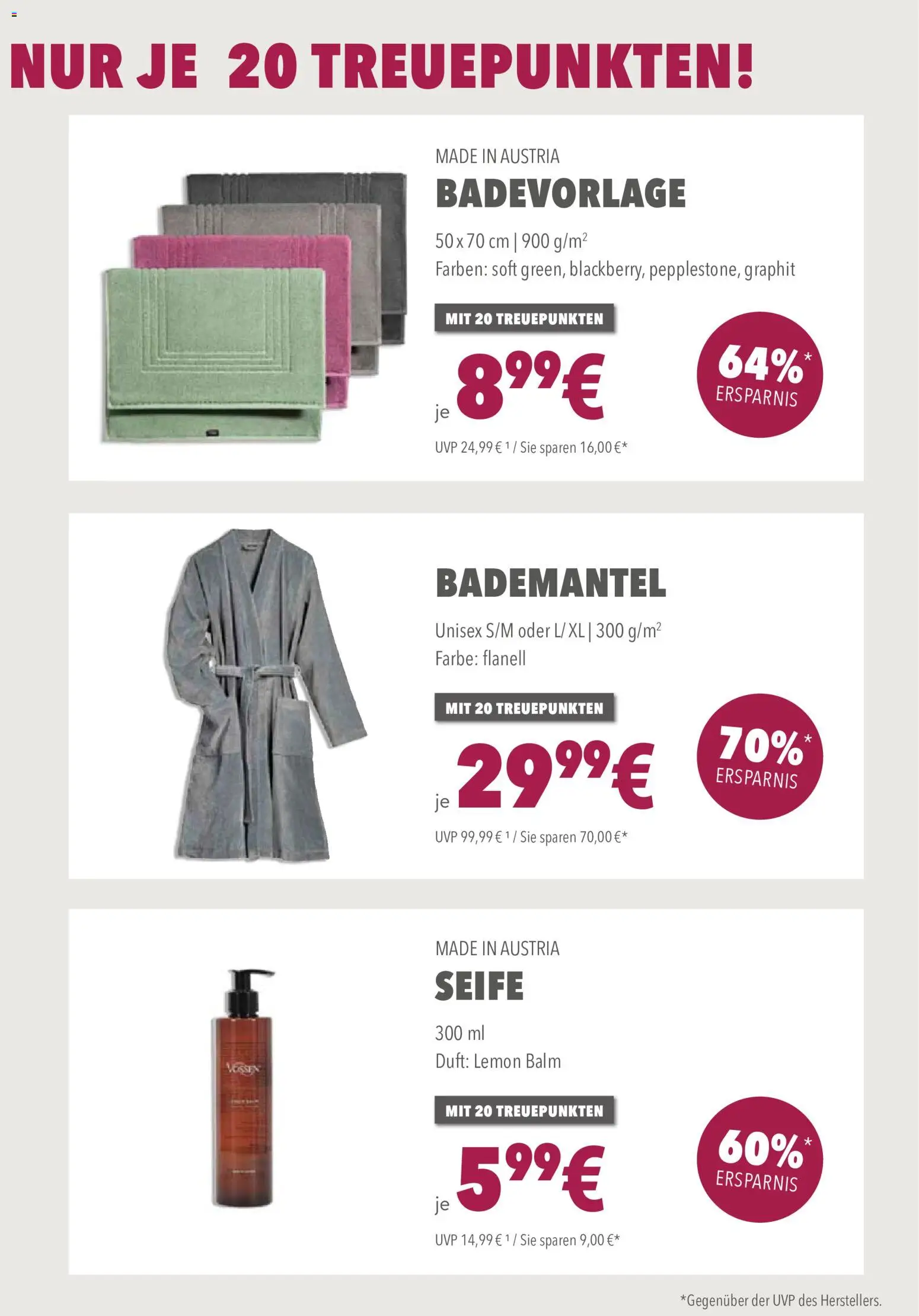 CITTI Markt Treueheftaktion – gültig ab 28.10.2026 | Seite: 5 | Produkte: Duft, Seife, Bademantel
