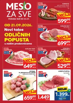 Mercator katalog - pregled Mercator kataloga - važi od 14.09.2026 | Strana: 6 | Proizvode: Svinjski vrat, Krmenadla, Meso, Roštilj meso