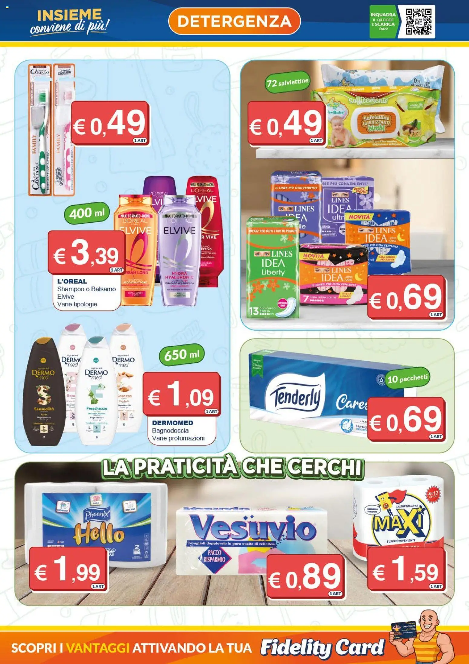 Volantino Mister Risparmio del 28/09/2026 | Pagina: 5 | Prodotti: Shampoo, Balsamo, Bimby