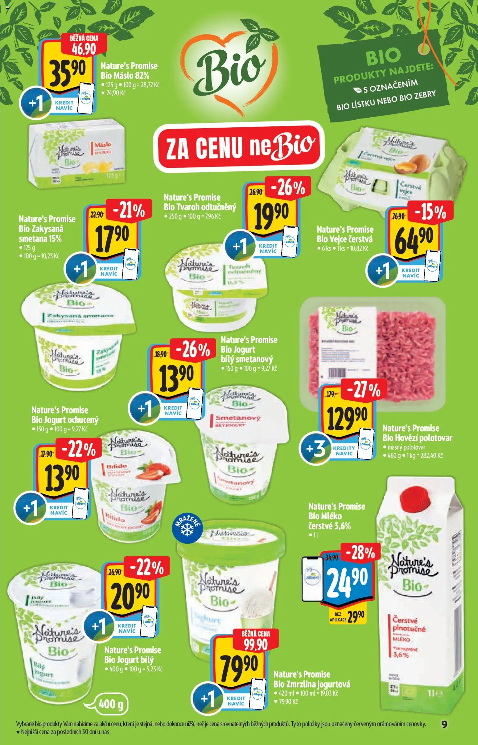 Albert katalog - Supermarket od 17.06.2026 | Strana: 9 | Produkty: Mléko, Máslo, Jogurt, Tvaroh