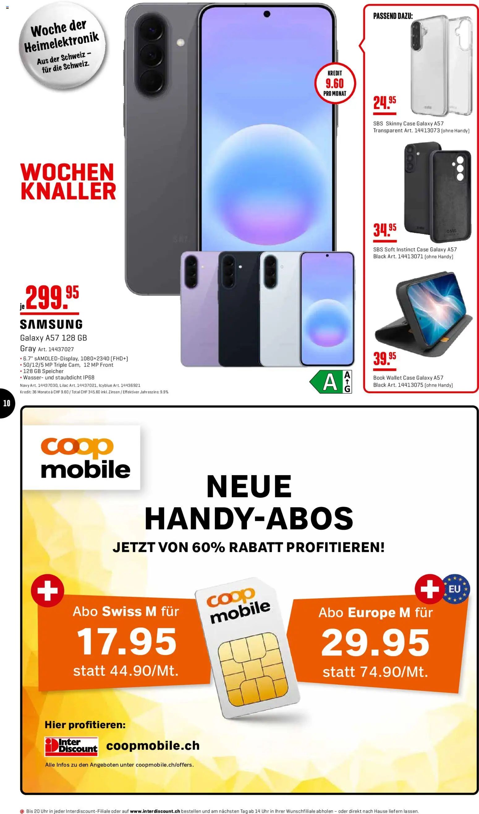 Interdiscount aktionen – gültig ab 20.07.2026 | Seite: 10 | Produkte: Wasser, Uhr, Samsung