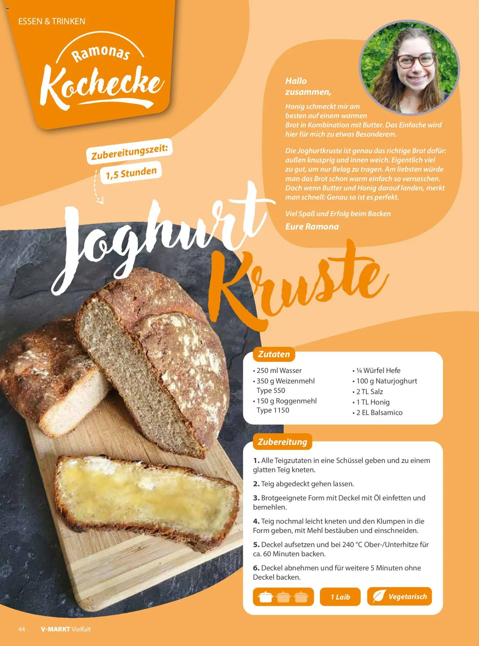 V-Markt Vielfalt Mai / Juni – gültig ab 01.05.2026 | Seite: 44 | Produkte: Joghurt, Öl, Balsamico, Salz