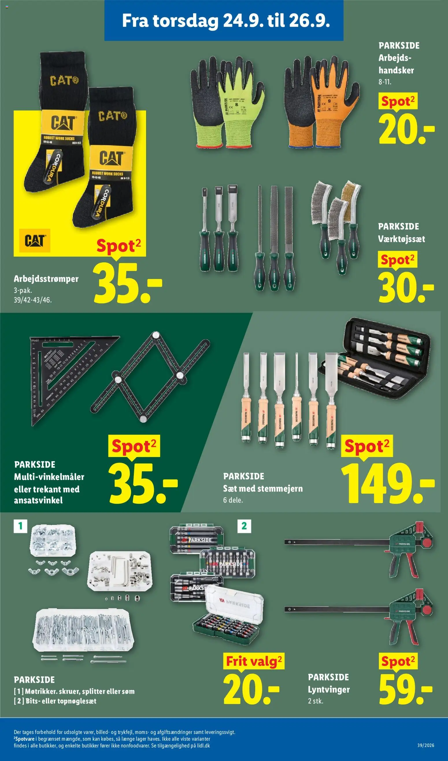 Lidl tilbudsavis – gyldig fra 20/09/2026 | Side: 34 | Produkter: Handsker, Søm
