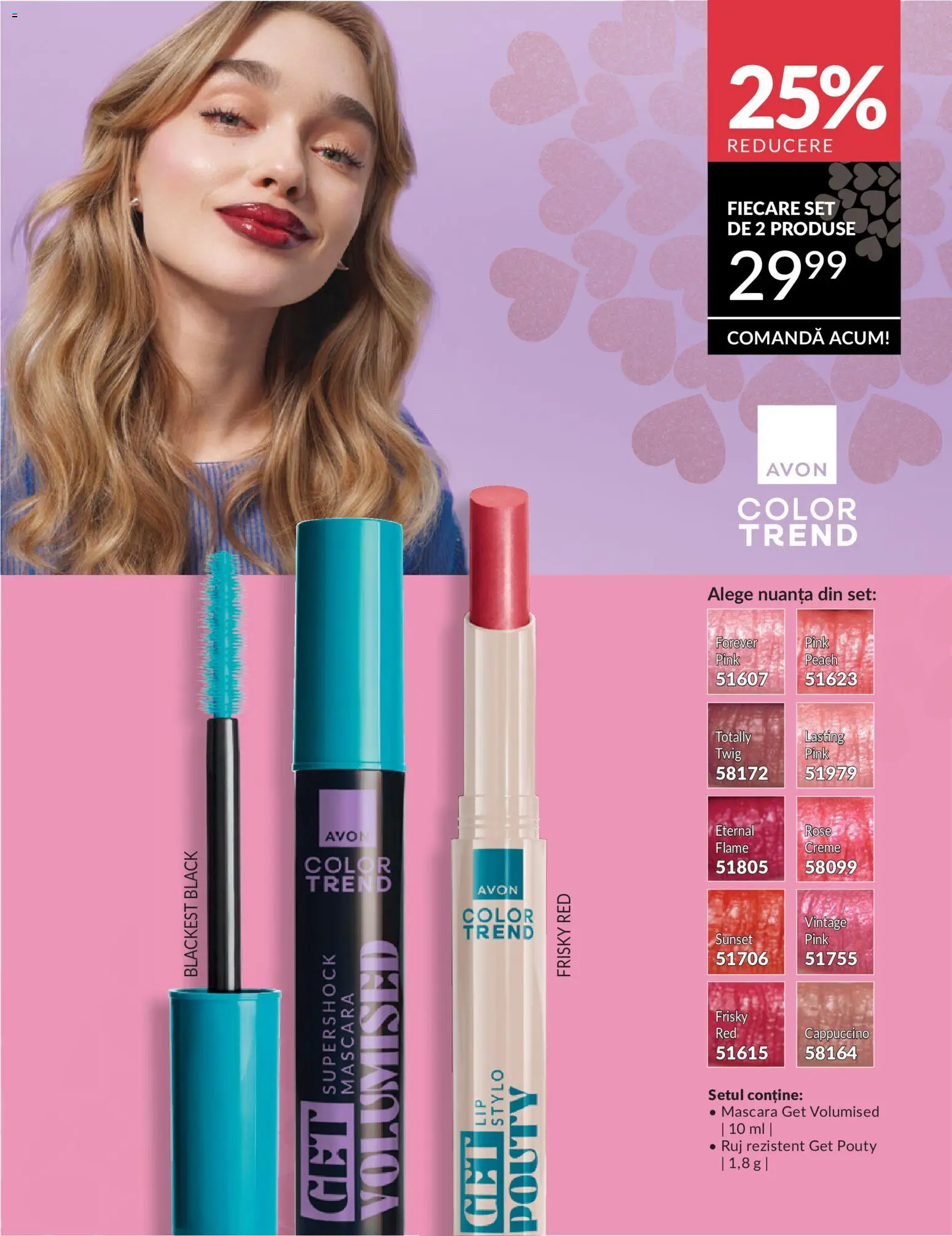 Noul catalog Avon – valabil de la 11.05.2026 | Pagină: 31 | Produse: Mascara, Ruj