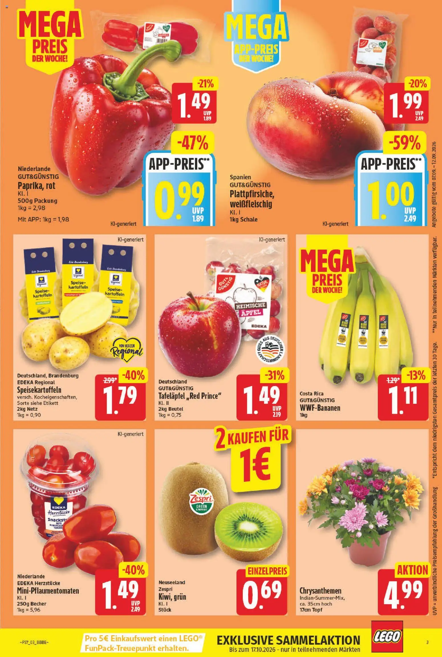 NP Discount Prospekt – gültig ab 07.09.2026 | Seite: 2 | Produkte: Äpfel, Kartoffeln