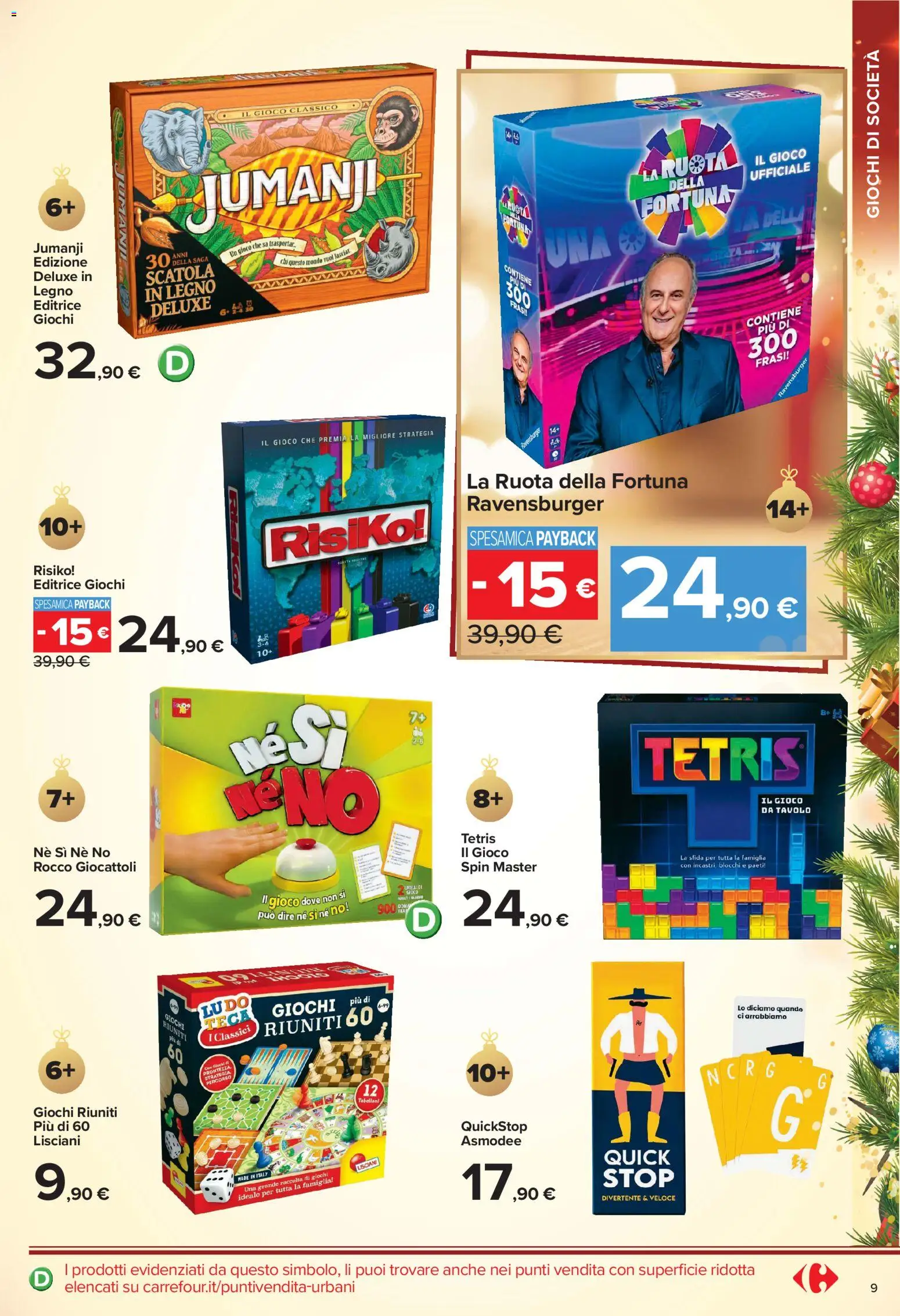 Volantino Carrefour del 23/10/2026 | Pagina: 9 | Prodotti: Giocattoli, Gioco, Tavolo, Scatola