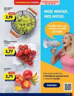 Hofer katalog akcije – veljaven od 17.06.2026 | Stran: 11 | Izdelki: Grozdje, Paradiznik, Nektarine