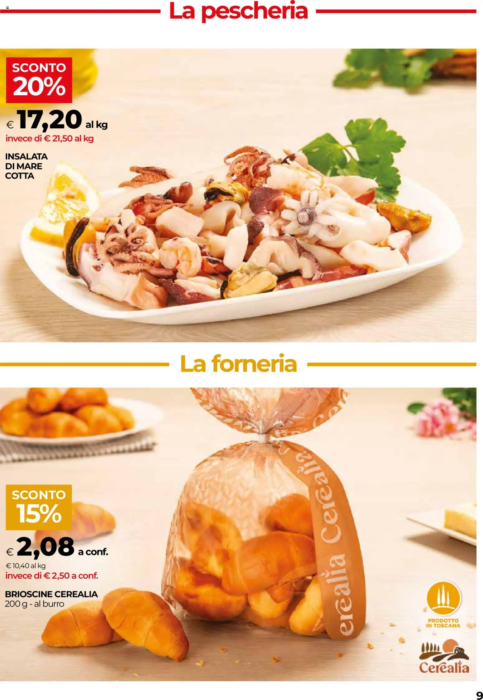 Volantino COOP del 03/09/2026 | Pagina: 9 | Prodotti: Insalata, Burro
