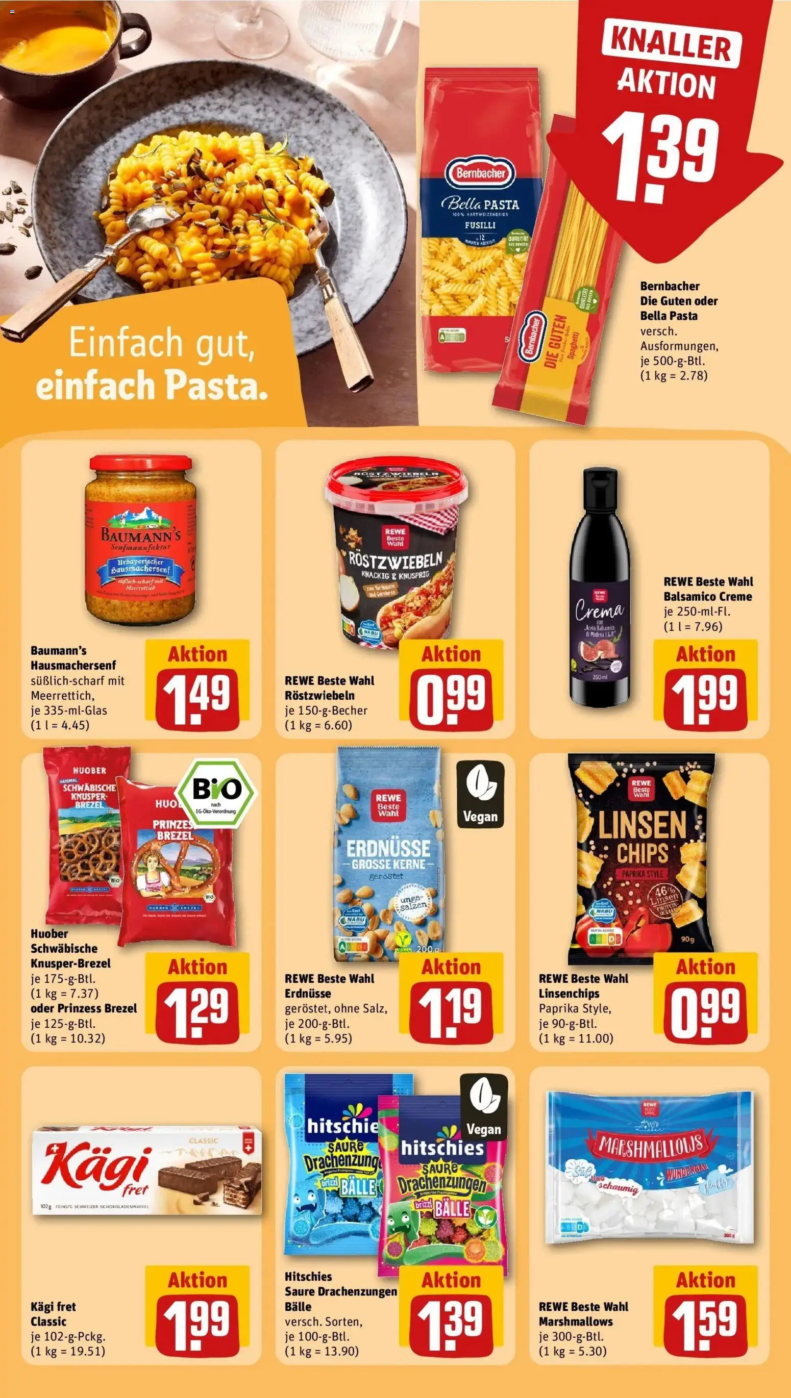REWE Prospekt ab 04.05.2026 zum Blättern » Angebote | Seite: 25 | Produkte: Erdnüsse, Balsamico, Creme, Paprika