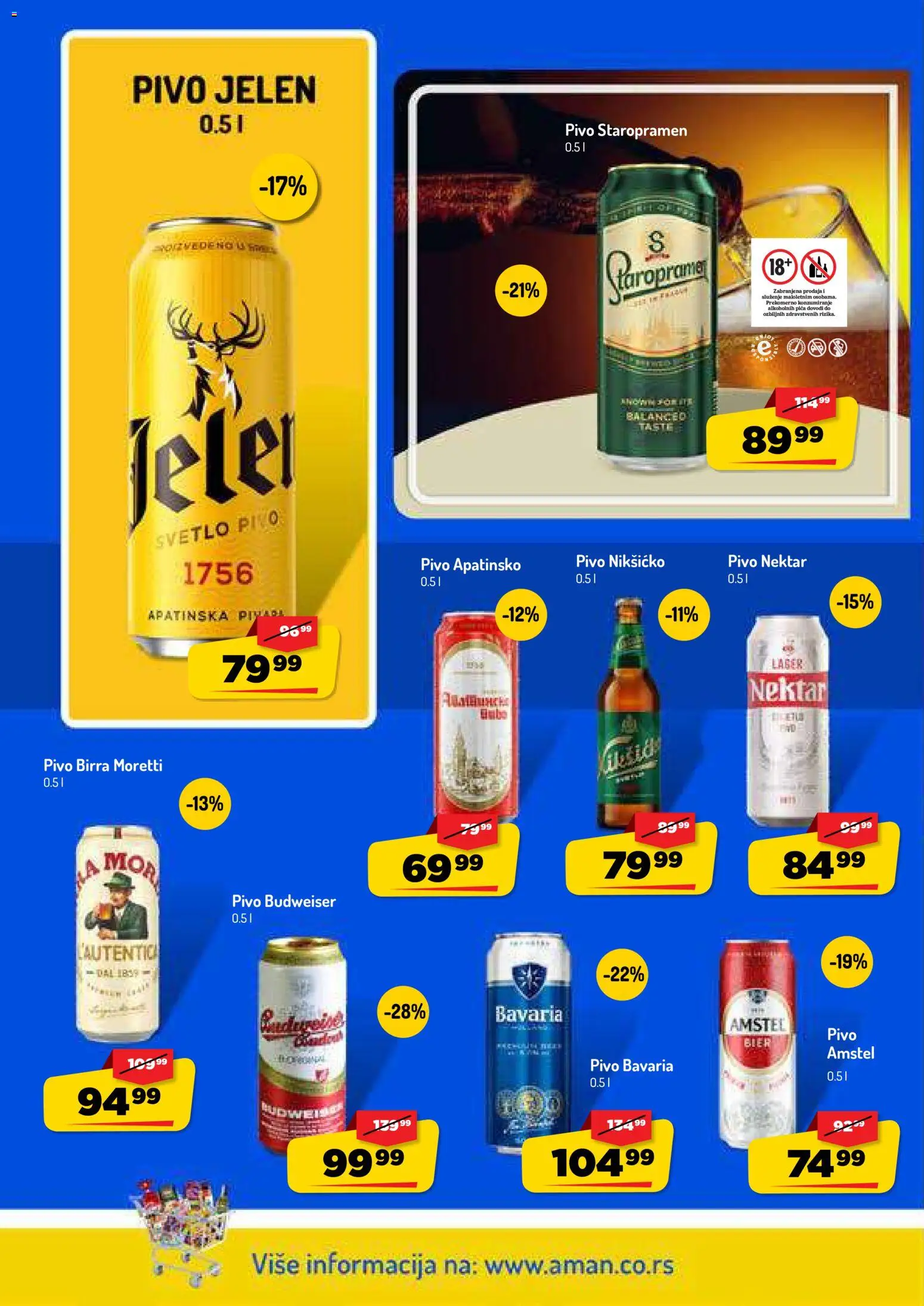 Aman katalog - važi od 17.08.2026 | Strana: 20 | Proizvode: Budweiser, Nektar, Pica, Pivo