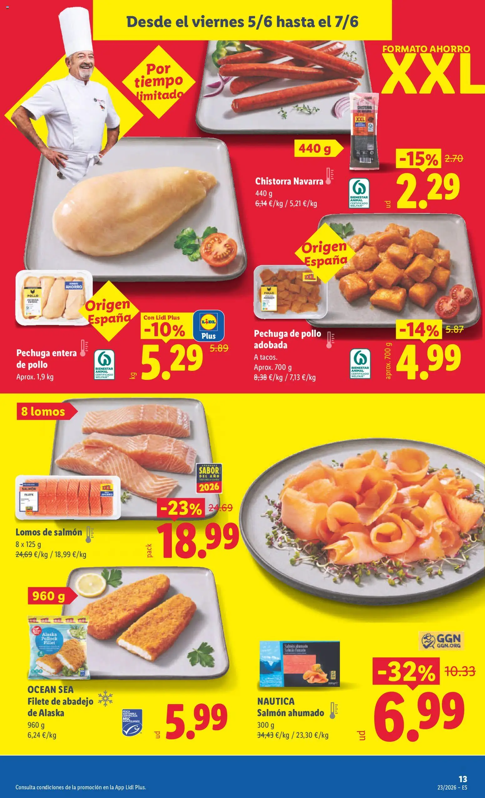 Lidl folleto Illes Balears │ válido desde el 01.06.2026 | Página: 27 | Productos: Salmón ahumado, Filete