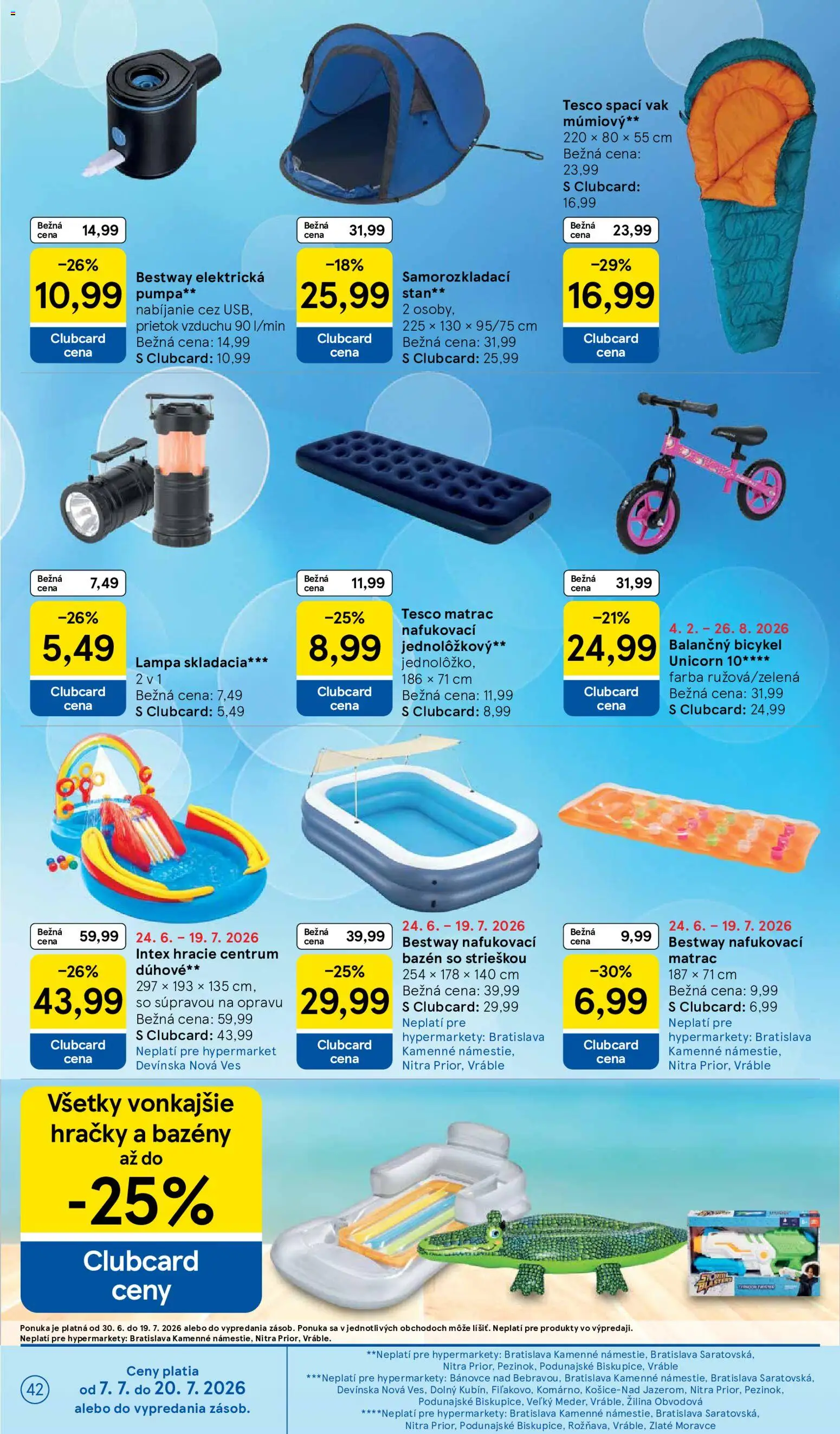 Nové Tesco akcie – leták je platný od 08.07.2026 | Strana: 42