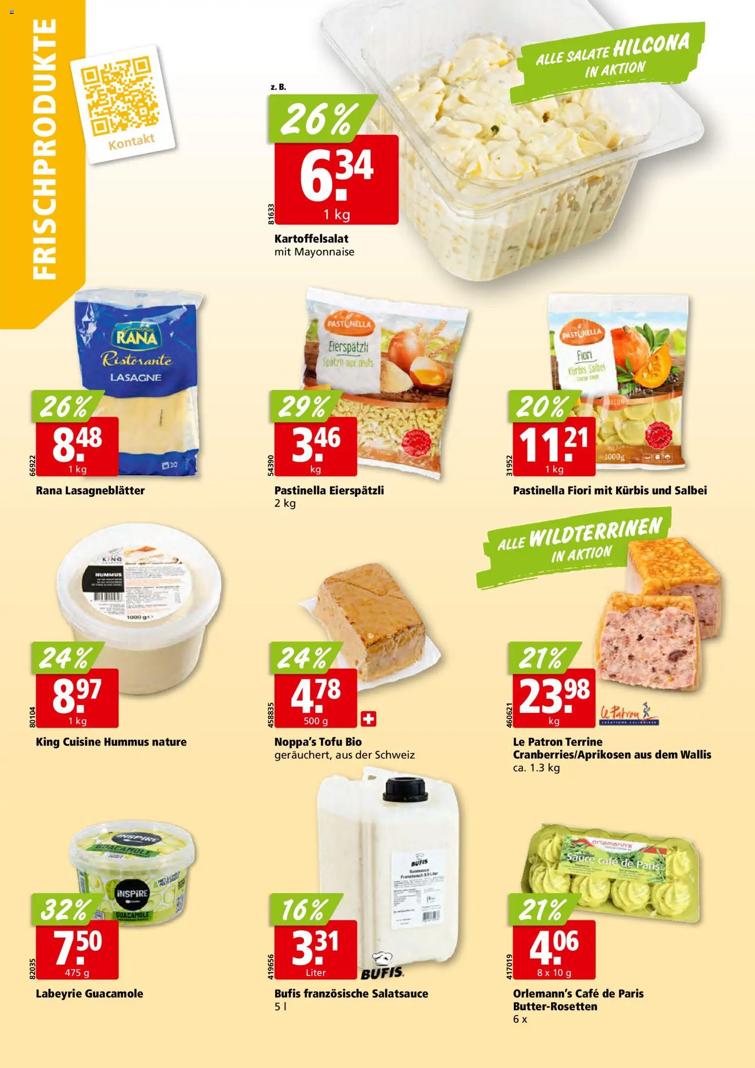 Aligro aktionen Schlieren, Gossau SG, Frauenfeld, Rapperswil-Jona, Sargans, Bern – gültig ab 05.10.2026 | Seite: 12 | Produkte: Guacamole, Kürbis, Mayonnaise, Tofu