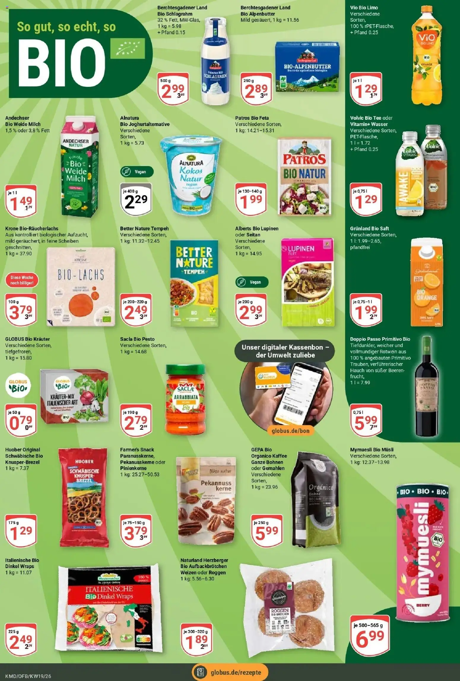 Globus Prospekt Köln	 – gültig ab 04.05.2026 | Seite: 15 | Produkte: Wasser, Doppio Passo, Saft, Tee