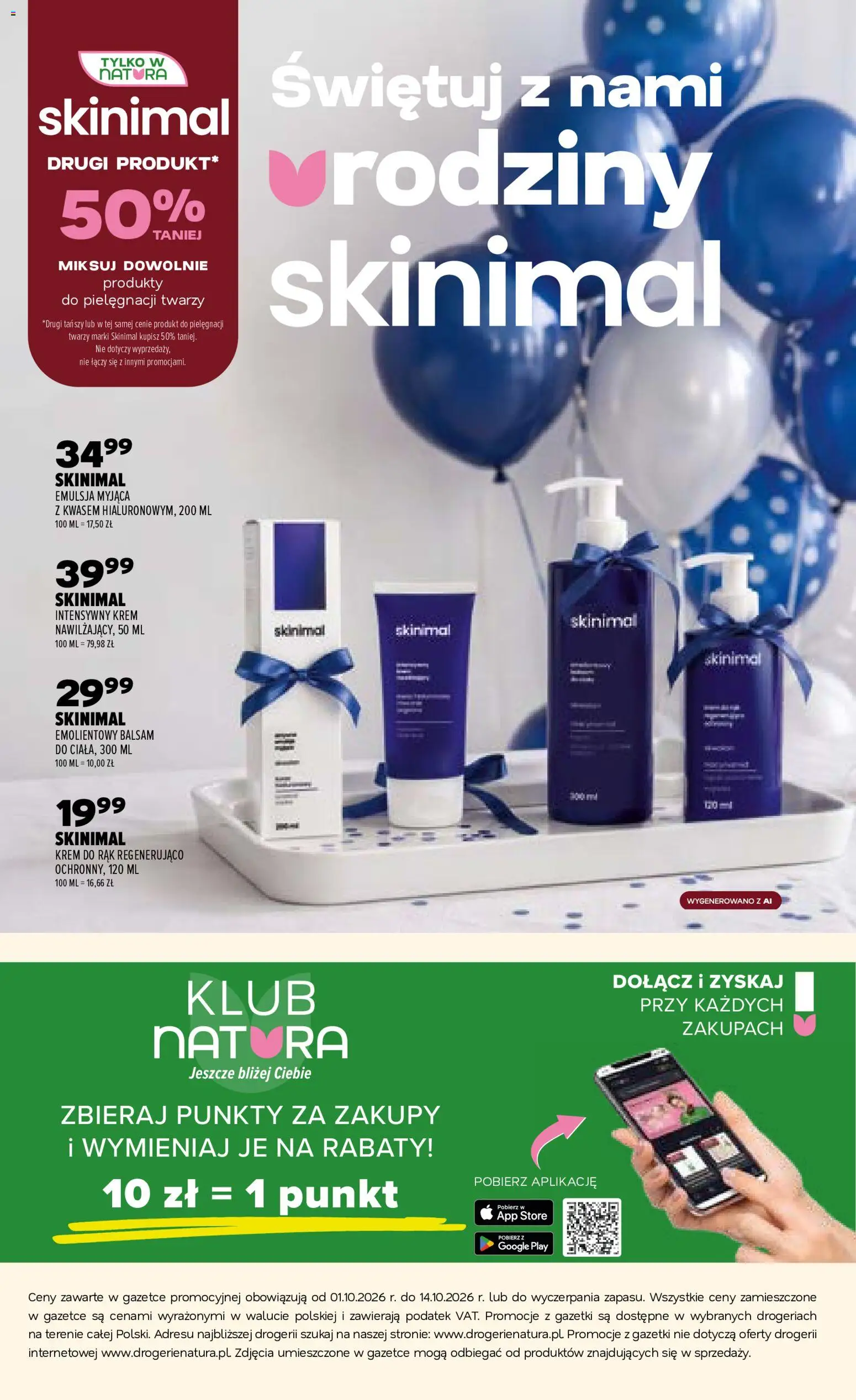 Drogerie Natura gazetka od 01.10.2026 | Strona: 20 | Produkty: Krem do rąk, Krem