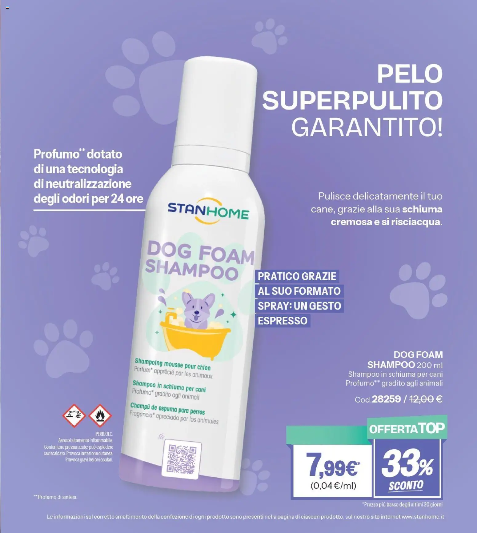Volantino Stanhome del 08/09/2026 | Pagina: 96 | Prodotti: Schiuma, Basso, Contenitore, Profumo