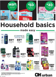 OK Foods specials catalogue – valid from 24.04.2026 | Page: 8 | Products: Shower, Bleach, Cream, Nappies