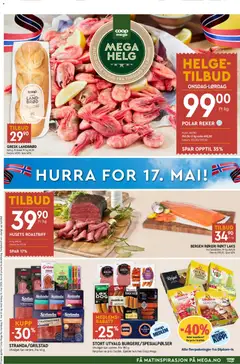 Forhåndsvisning av Coop Mega Mega Helg gyldig fra 11.05.2026