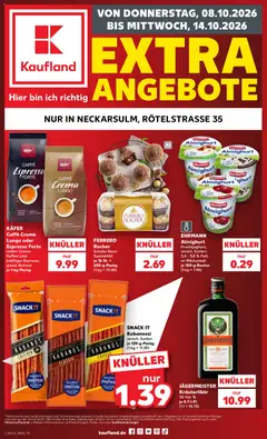 Náhled letáku Kaufland Německo leták - Extra Angebote od 08.10.2026