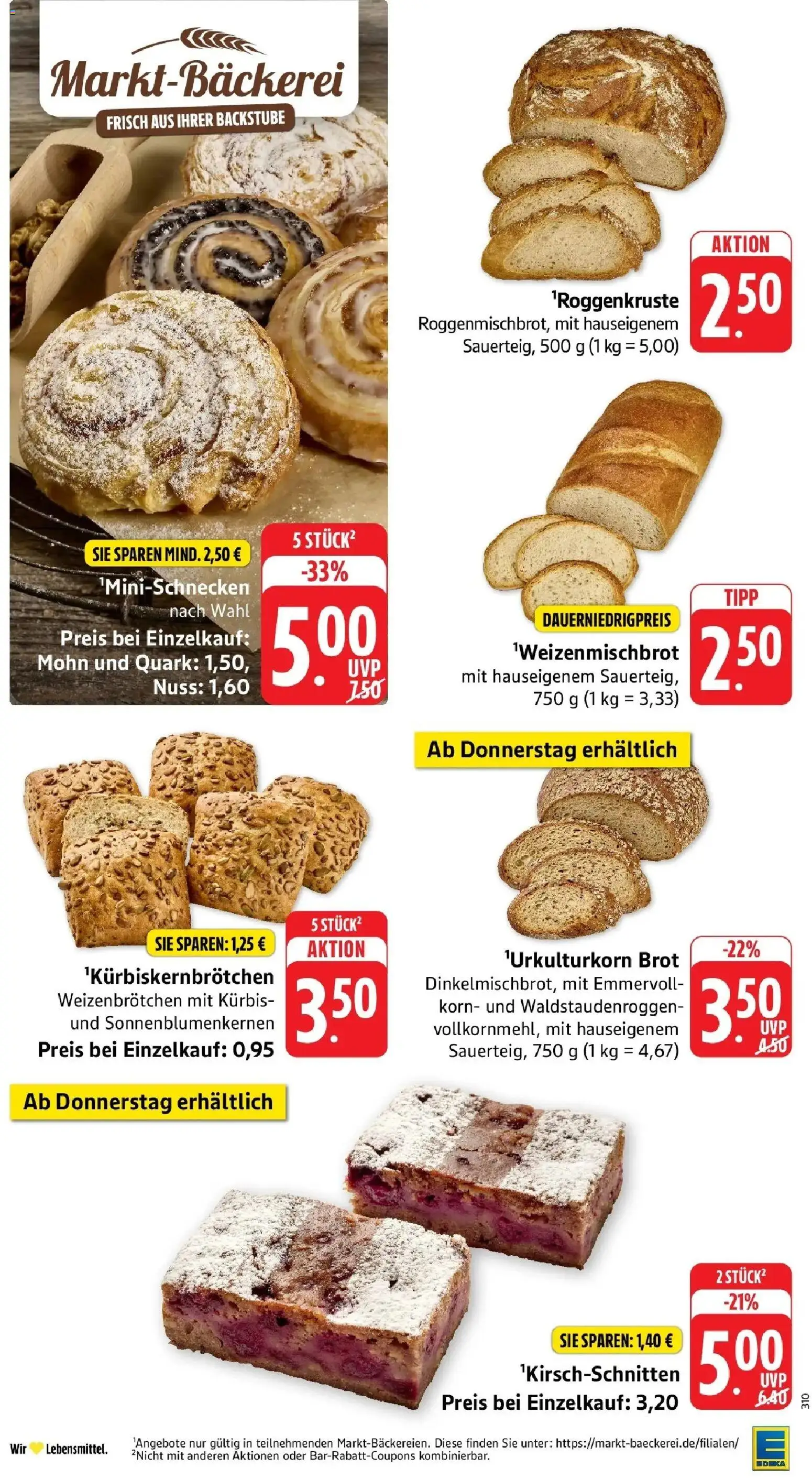 Edeka prospekt Göppingen-Ursenwang – gültig ab 22.06.2026 | Seite: 12 | Produkte: Quark, Kürbis, Brot