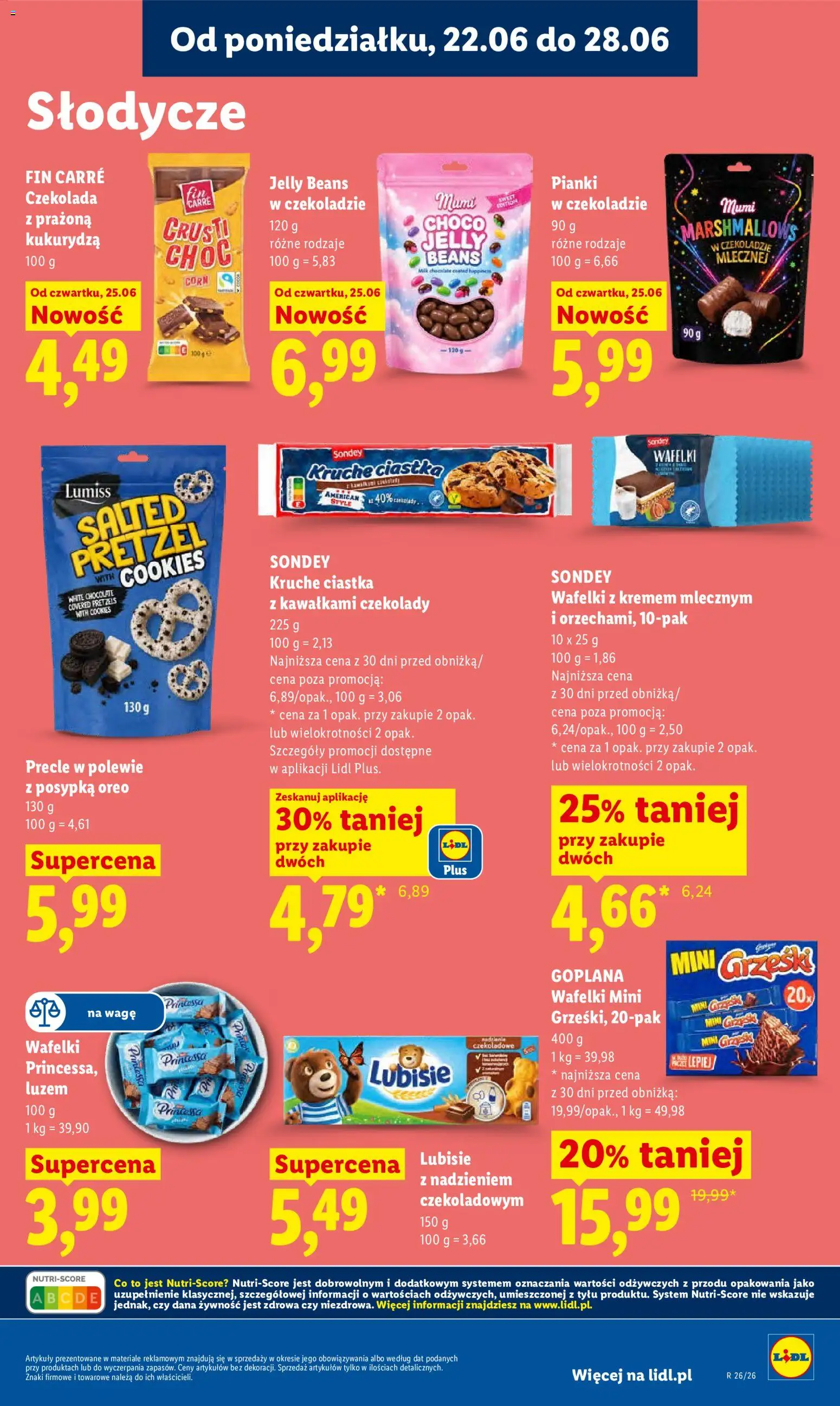 Lidl Polsko leták od 25.06.2026 | Strana: 81 | Produkty: Marshmallow, Cookies, Jelly beans, Oreo