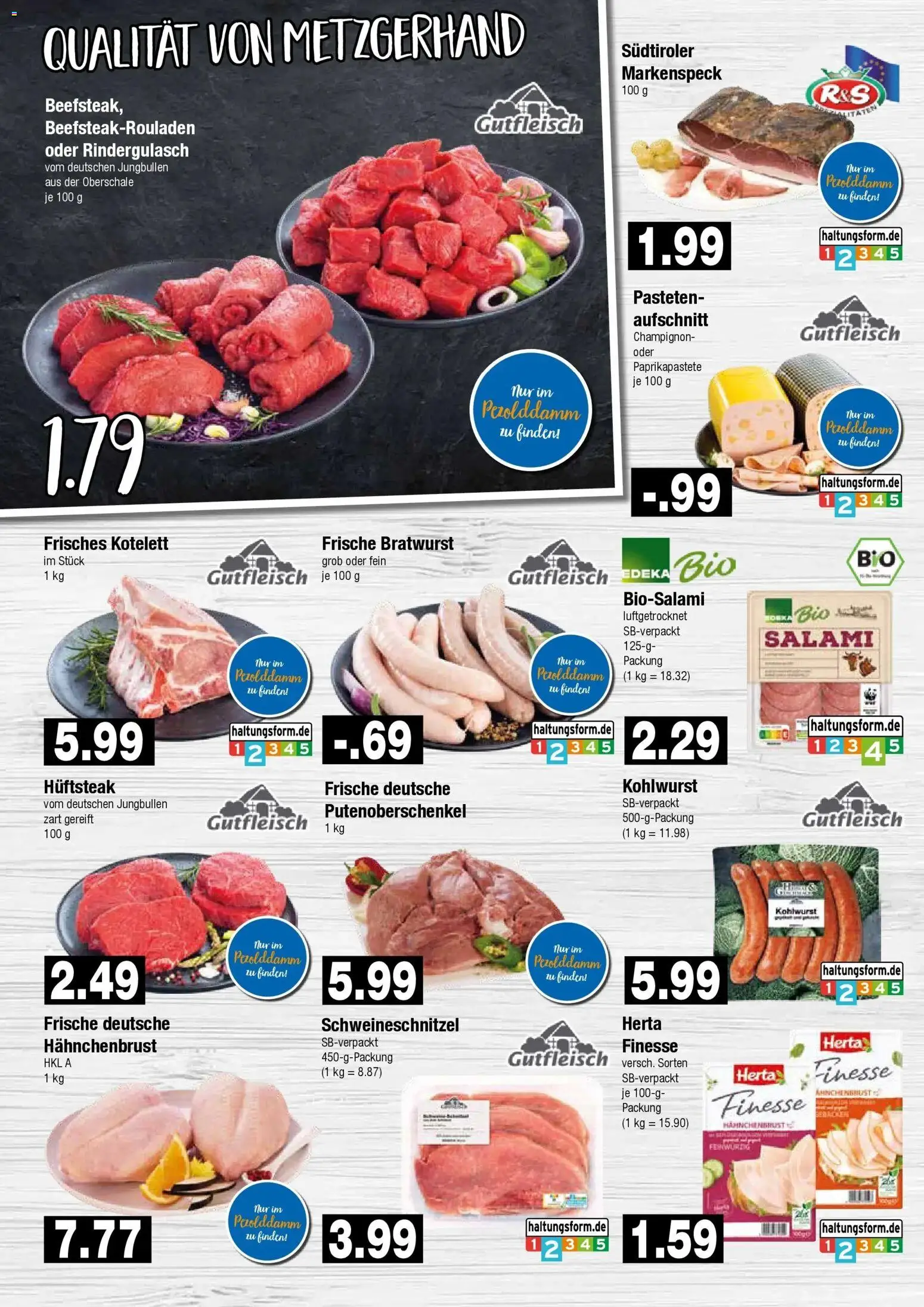 Edeka Prospekt Hamburg (ab 07.09.2026) » Angebote Online | Seite: 2 | Produkte: Rindergulasch, Bratwurst, Salami, Hahnchenbrust