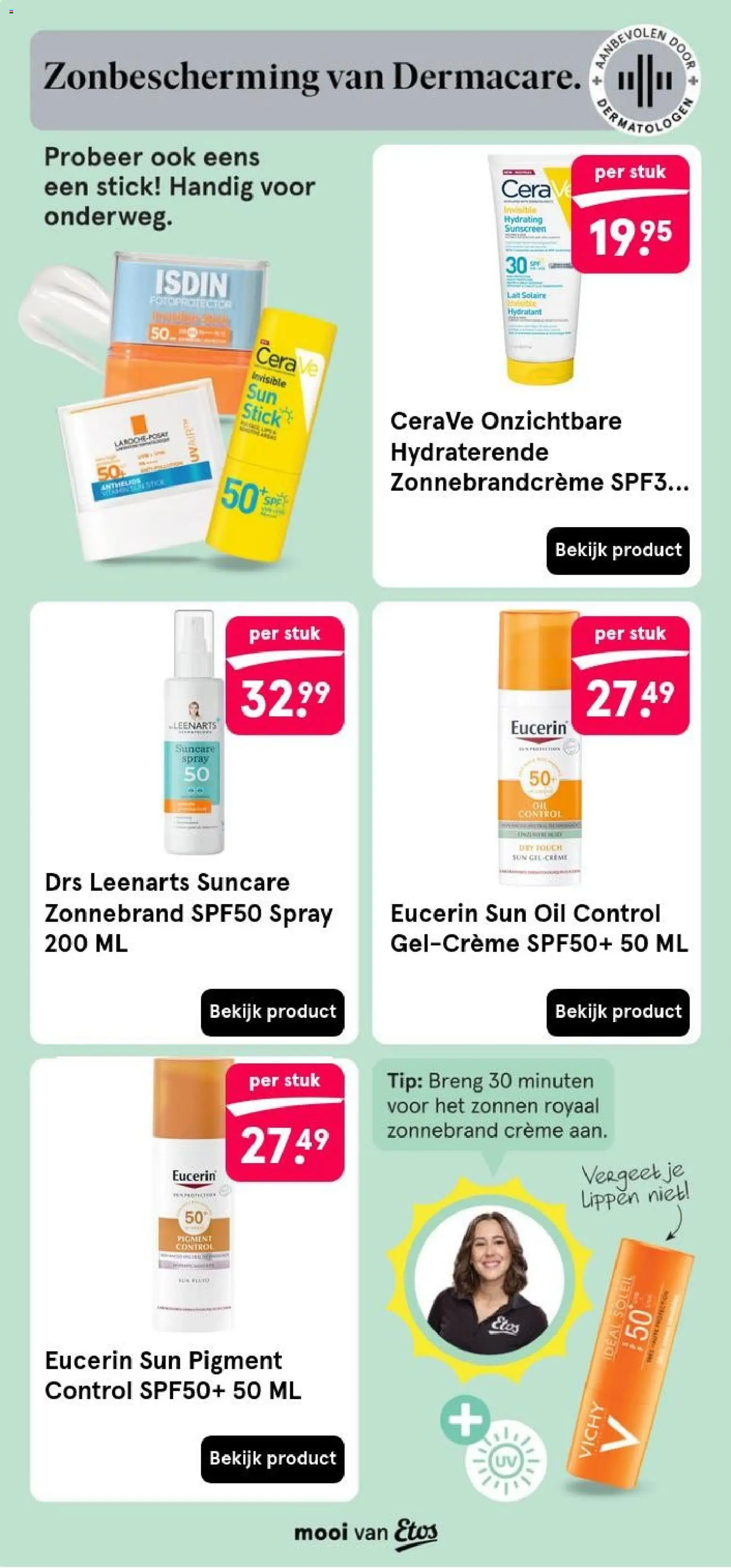 {H1} | Pagina: 4 | Producten: Crème, Zonnebrandcrème
