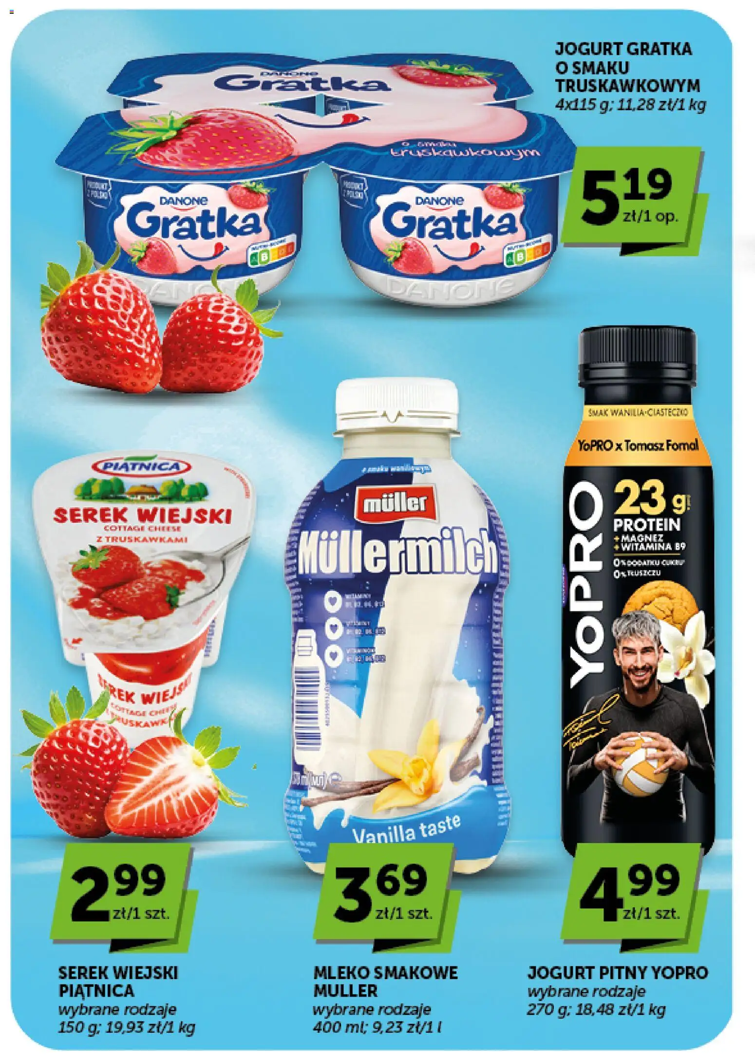 Euro Sklep gazetka - Minimarket od 17.09.2026 | Strona: 8 | Produkty: Piątnica, Serek wiejski, Mleko, Jogurt