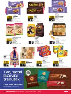 Tommy Katalog - Pregled kataloga iz trgovine Tommy, vrijedi od 02.07.2026 | Stranica: 24 | Proizvodi: Med, Keks, Milka, Kroasan