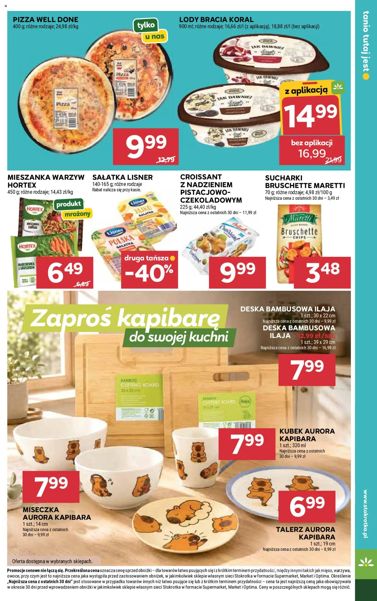 Stokrotka gazetka - Market od 30.07.2026 | Strona: 23 | Produkty: Stokrotka, Pizza, Lody, Sałatka
