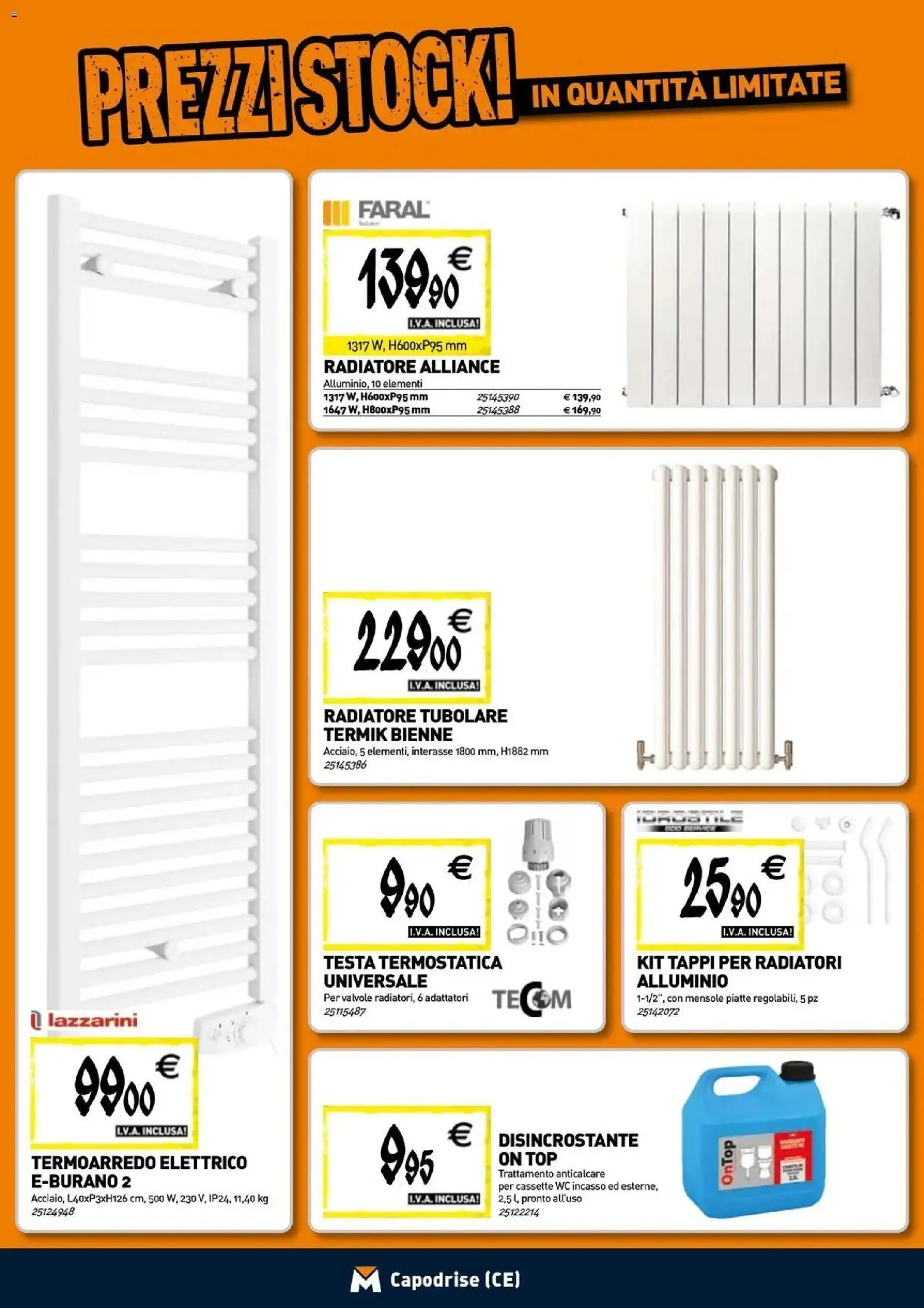 Volantino TECNOMAT del 24/09/2026 | Pagina: 6 | Prodotti: Anticalcare, Top, Alluminio, WC