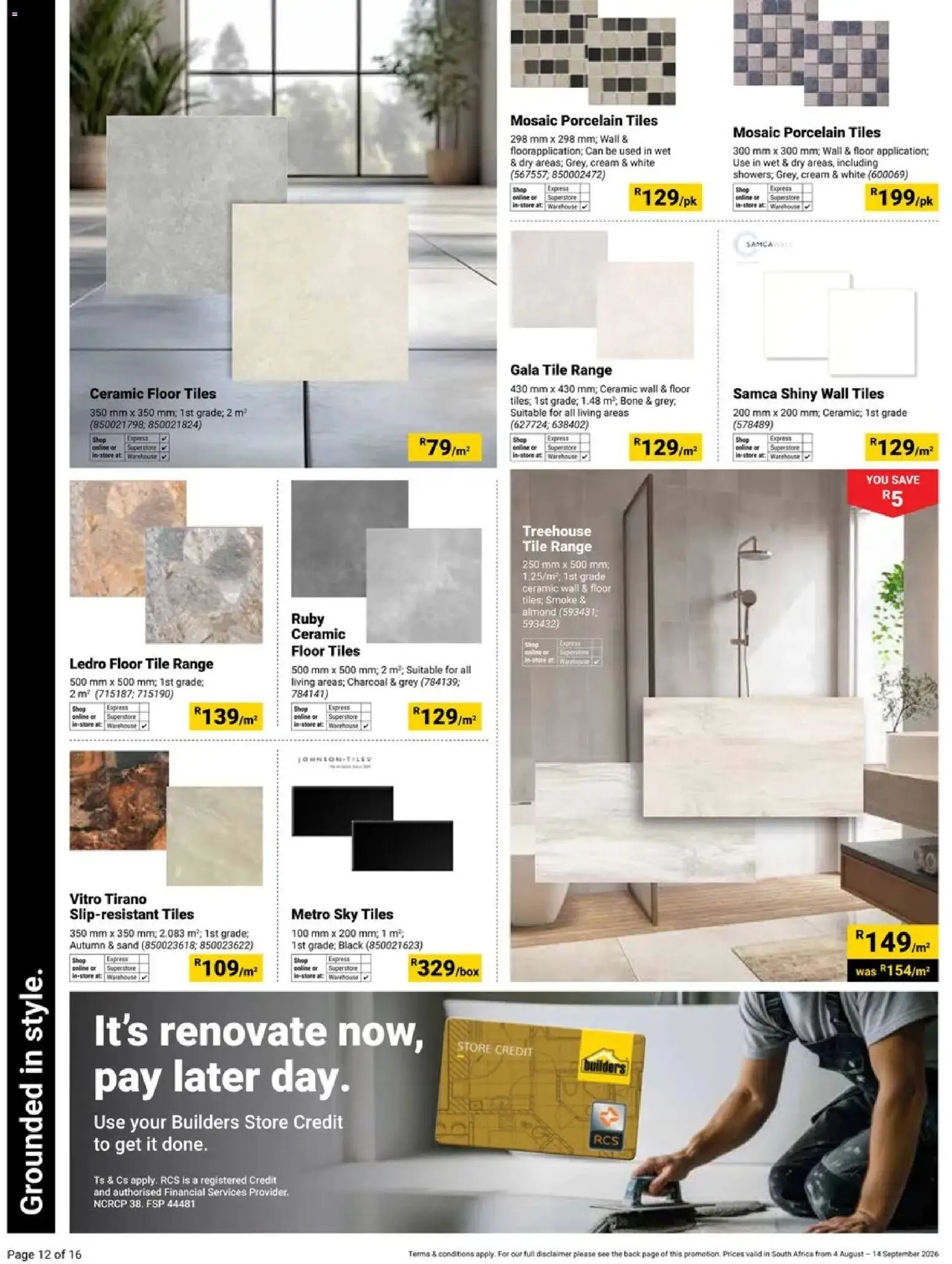 New Builders catalogue – valid from 04/08/2026 | Page: 12 | Products: Cream