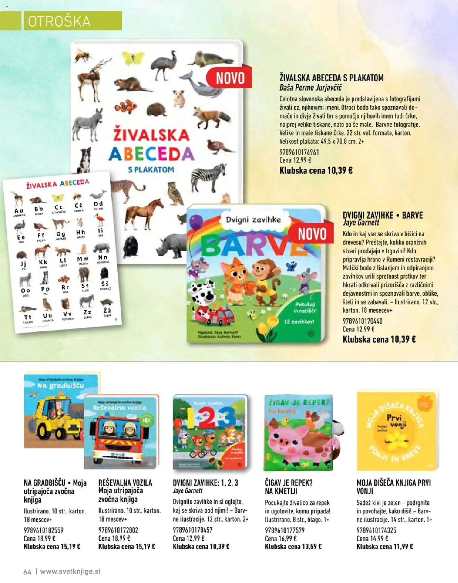 Novi Svet knjige katalog ponudbe – veljaven od 20.07.2026 | Stran: 64 | Izdelki: Knjiga, Kivi