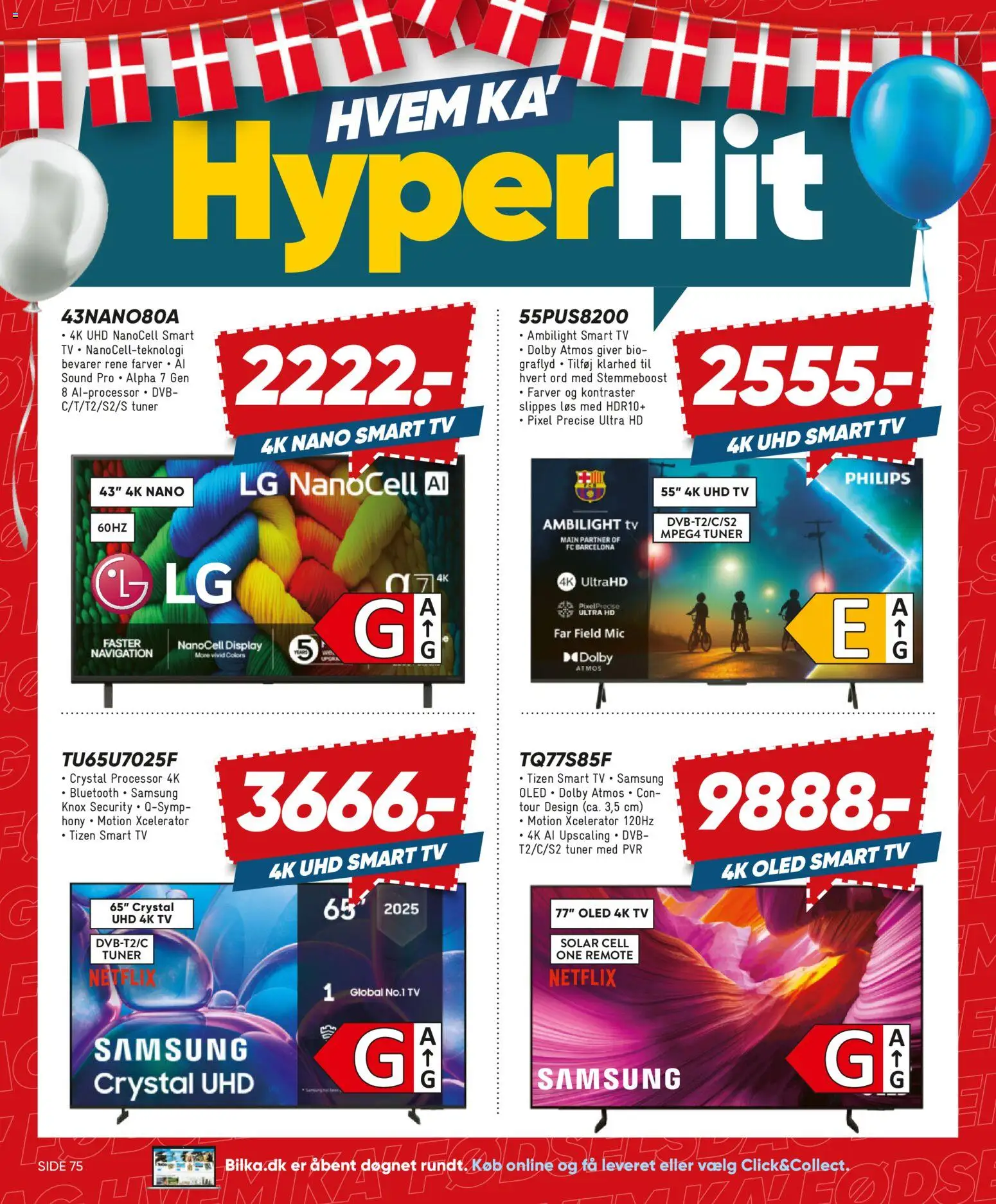 Bilka tilbudsavis – gyldig fra 07/08/2026 | Side: 6 | Produkter: Processor, Smart TV, TV, Navigation