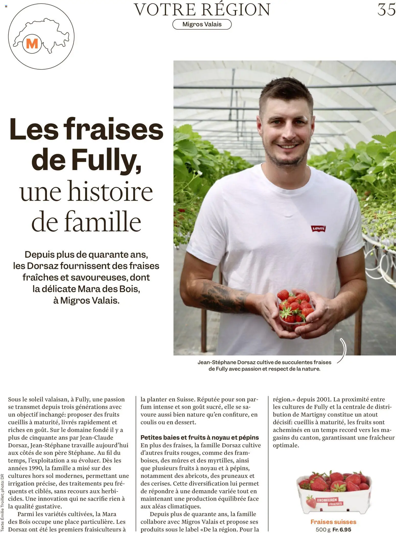 Migros aktionen Magazine FR – gültig ab 17.06.2026 | Seite: 35 | Produkte: Erdbeeren